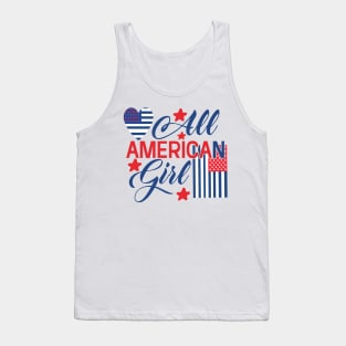 4th of July, Independence Day ,America S,USA Flag Tank Top